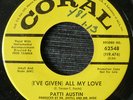 Rare Northern Soul 45 Patti Austin I've Given All My Love promo on Coral
