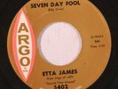 ETTA JAMES: Seven Day Fool / It's Too Soon To Know (rare soul vinyl 45)