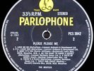 THE BEATLES / PLEASE PLEASE ME / STEREO BLACK/YELLOW LABEL/UK ORIG LP/GRAMOPHONE