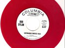 BOB DYLAN SUBTERRANEAN HOMESICK BLUES RED VINYL 7