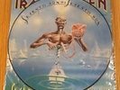 Iron Maiden Seventh Son of a Seventh Son orig issue picture disc plus banner