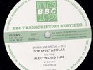 Fleetwood Mac Pop Spectacular LP In Concert BBC Transcription Services 1973 UK