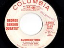 Mod New Breed R&B Northern Soul 45 GEORGE BENSON Summertime Columbia WLP HEAR