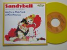 7” SIGLE TV CARTONI ANIMATI SANDYBELL VINILE GIALLO MELE VERDI RARO MINT