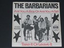 7-Single-Beat-THE BARBARIANS-Are you a boy or are you a girl--RAR mit Cover 