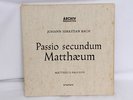 4 LP set - Archiv Bach Passio Secundum Matthaeum 198009/12 Matthaus Passion NM