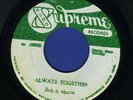 2013  BOB ANDY & MARCIA -ALWAYS TOGETHER-BABY FACE-SOUND DEMENSION-REGGAE 45 7