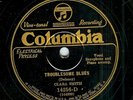 CLARA SMITH - TROUBLESOME BLUES - COLUMBIA 78 RPM