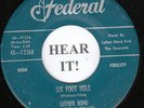 DOO WOP 45 Luther Bond (Federal 12368) Six Foot Hole/Old Mother Nature VG+