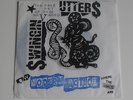 SWINGIN UTTERS & MODERN ACTION SPLIT 7 Inch EP BLUE VINYL 27/100 nofx rancid afi