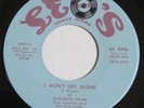 BLUEGRASS ERVIN I WON'T CRY ALONE RARE ROCKABILLY LEO'S + PIC SLEEVE LISTEN