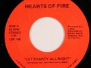 HEARTS OF FIRE: Let's Party All Night / Instro (rare soul vinyl 45) sl warp