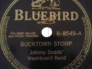 A Hot Jazz 78rpm Wasboard 78 rpm Johnny Dodds' Washboard Band on Bluebird