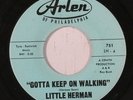 LITTLE HERMAN: Gotta Keep On Walking (rare soul vinyl 45)