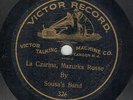7R.  Seven Inch Victor Record 326 - La Czarina, Mazurka Russe by Sousa's Band