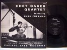 Chet Baker Quartet Pacific Jazz LP-6 D/G  1953  Vinyl LP VG++