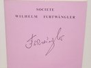 SOCIETE WILHELM FURTWANGLER SOCIETY 2 X LP SWF 8201/02 BRAHMS / SCHUMANN