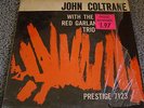 JOHN COLTRANE WITH THE RED GARLAND TRIO LP-PRESTIGE-7123-BERGENFIELD NJ