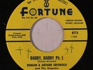 ROMAN & ARTHUR GRISWOLD: Daddy, Daddy (rare blues & r&b vinyl 45) xol