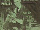 ELVIS PRESLEY # 6643  - LOVE ME TENDER  45 & GREEN PICTURE SLEEVE