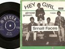 SMALL FACES HEY GIRL & ALMOST GROWN DANISH PS+45 1966 MOD FREAKBEAT PSYCH GARAGE