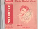johnny cash  show Mother Maybelle Carter signed  AutoHarp Learn 45 rpm record