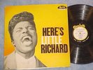 LITTLE RICHARD--HERE'S LITTLE RICHARD--1957 1st prsg orig LP--Specialty SP-100