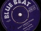 PRINCE BUSTER/SKINHEAD REGGAE/BLUE BEAT /DONT THROW STONES - PRINCE OF PEACE..EX