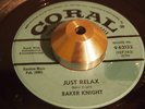 Baker Knight - Just Relax. Killer Diller Rockabilly 45 Eddie Cochran on guitar