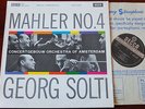 DECCA SXL 2276 ED 1 MAHLER SYMPH 4 LP SOLTI