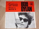 BOB DYLAN Positiviley 4th street scarce Swedish 45 rpm + picture sleeve 1965
