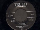 Private FLORIDA 1958 DOOWOP GOSPEL 45 The Hightower Brothers HEAVEN on TRUTH 503