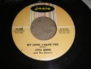 LITTLE BERNIE AND THE BLAZERS 45 rare HEAR My Love I Have You DOO WOP rock 1961