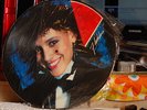 FLASHDANCE ORIG PICTURE disc  JAPAN PRESS DIE CUT SLEEVE LP EX+/EX+ MADONNA LP
