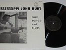 MISSISSIPPI JOHN HURT: Folk Songs And Blues on Gryphon  RARE BLUES LP