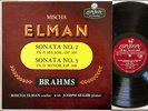 Mischa Elman:Brahms Vln Sonatas #2,3:Orig London LL 1630
