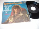 DAVID BOWIE - Memory Of A Free Festival Part 1 + Part 2  ; Rare German 45 PS