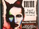 Marilyn Manson Lest We Forget The Best of 2 LP RARE OUT OF PRINT U.K. Version