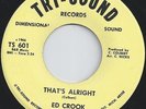 ED CROOK - THATS ALRIGHT - NORTHERN SOUL LISTEN