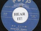 Richard Berry DOO WOP 45 (Flip 349) Have Love Will Travel/No Room