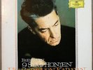 BEETHOVEN 9 SYMPHONIEN, Karajan, Berl. Philh., Coffret 8 LP, livret