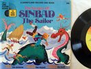 VOYAGES OF SINBAD THE SAILOR 359 Disney Read Along Book & Record Set Near Mint
