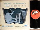 BACH Goldberg Variations WANDA LANDOWSKA HMV ALP 1139