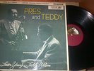 LESTER YOUNG TEDDY WILSON 'PRES & TEDDY' RARE 1956 UK HMV (VERVE) M-