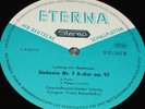 Konwitschny Beethoven Symphony n.7 Eterna Stereo LP Near Mint