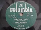 CLIFF RICHARD AND THE SHADOWS DON'T TALK TO HIM RARE INDIAN 78 RPM RECORD 1962