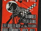 DAMNED -Live poster 1979  Tyla gang Nick Lowe Dr Feelgood Rockpile Original KBD