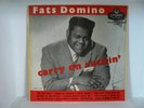 super mint- german london fats domino carry on rockin lp, album 33