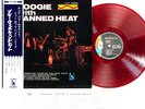 CANNED HEAT boogie with JAPAN ONLY CVR orig LP RED VINYL rare  [FREE P+P]