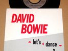 DAVID BOWIE Let's Dance FRENCH 45 Promo only 7 RARE EMI 1983 Vinyl